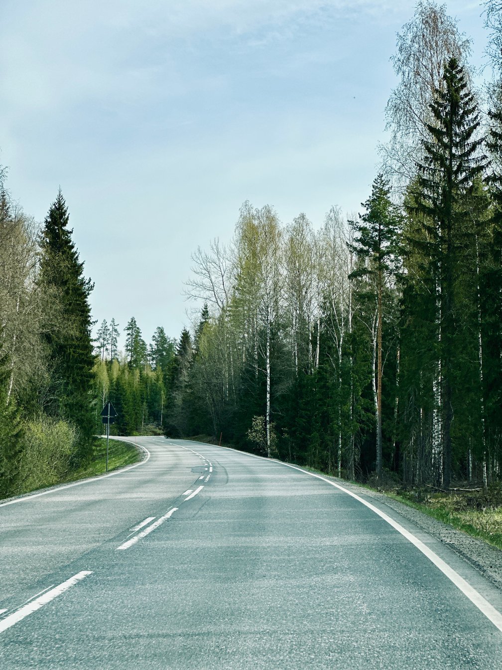 Finland drive landscape